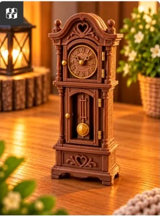 Miniatur-Standuhr aus der Wichtelwelt